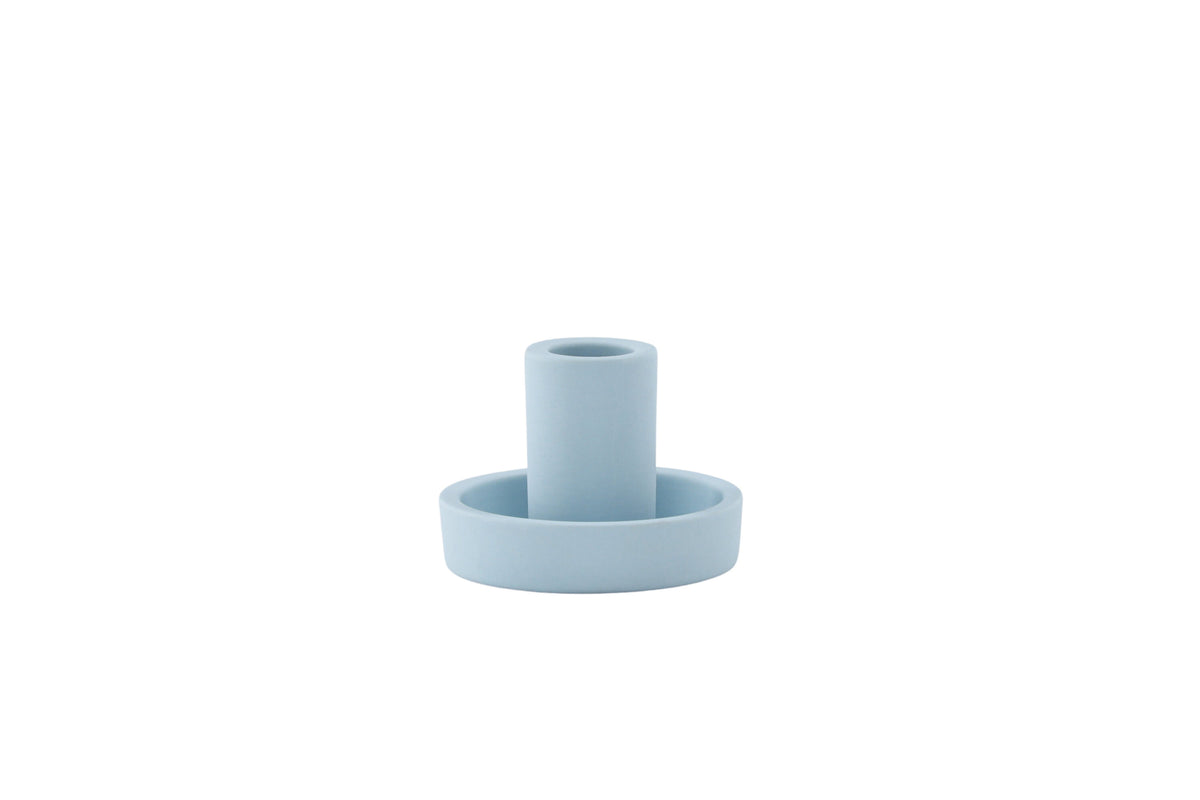 Ceco ljusstake 11x6 cm ljusblå