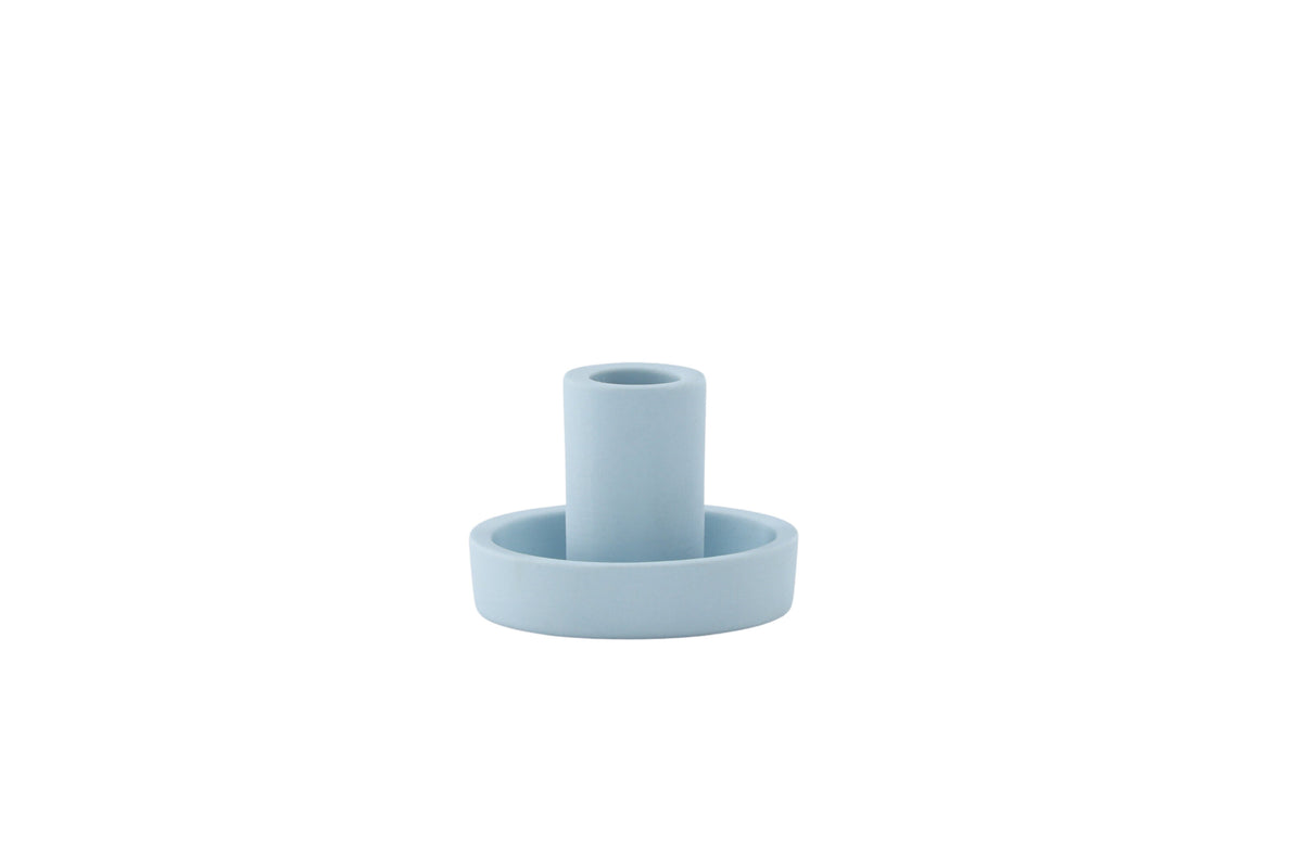 Ceco ljusstake 11x6 cm ljusblå