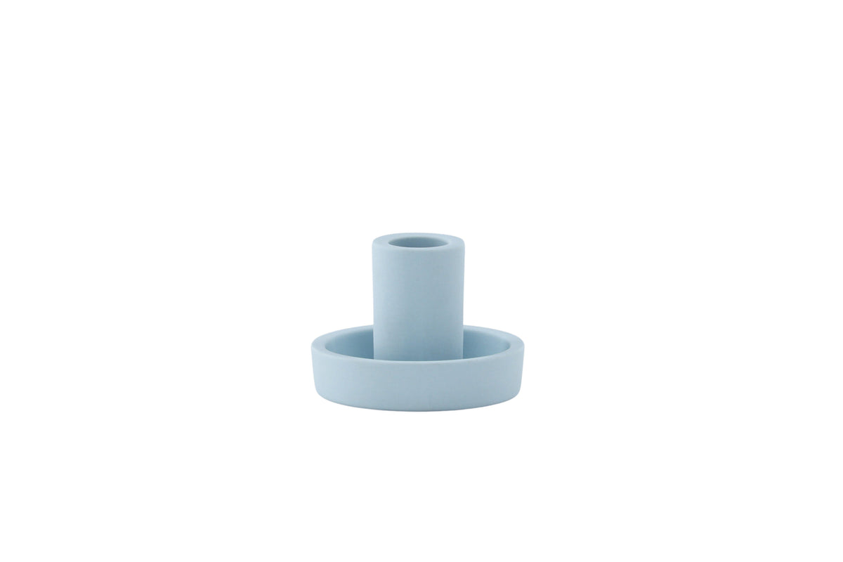 Ceco ljusstake 11x6 cm ljusblå