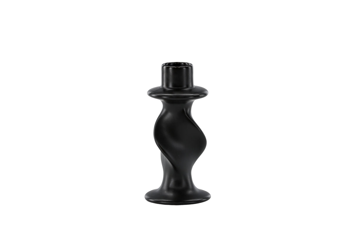 Glory ljusstake 2x6x12 cm mattsvart