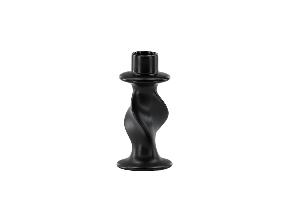 Glory ljusstake 2x6x12 cm mattsvart