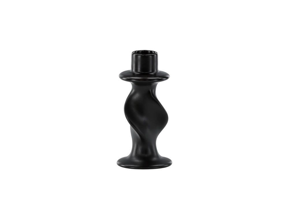 Glory ljusstake 2x6x12 cm mattsvart