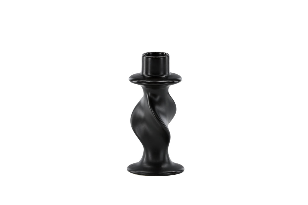 Glory ljusstake 2x6x12 cm mattsvart