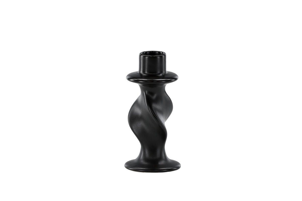 Glory ljusstake 2x6x12 cm mattsvart