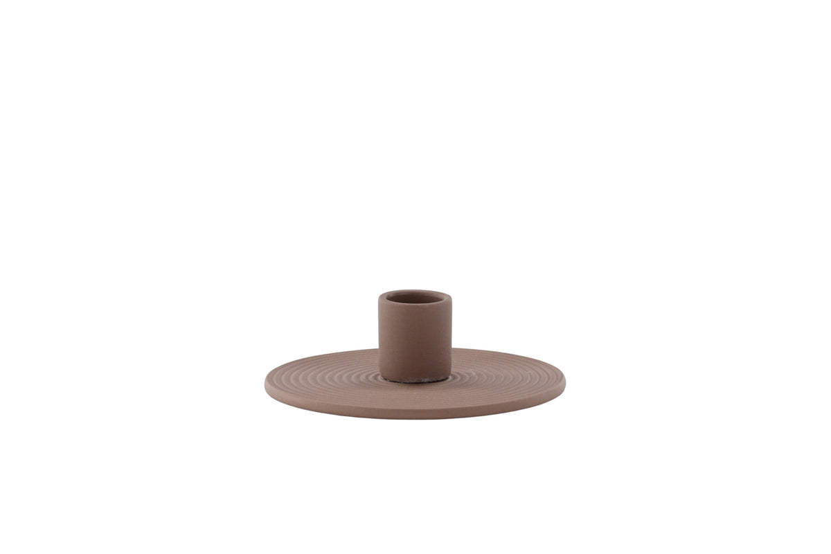 Dian ljusstake 12x4 cm brun
