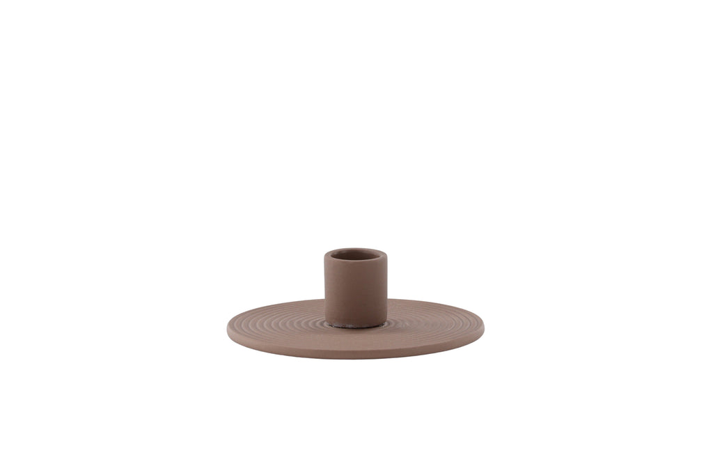 Dian ljusstake 12x4 cm brun