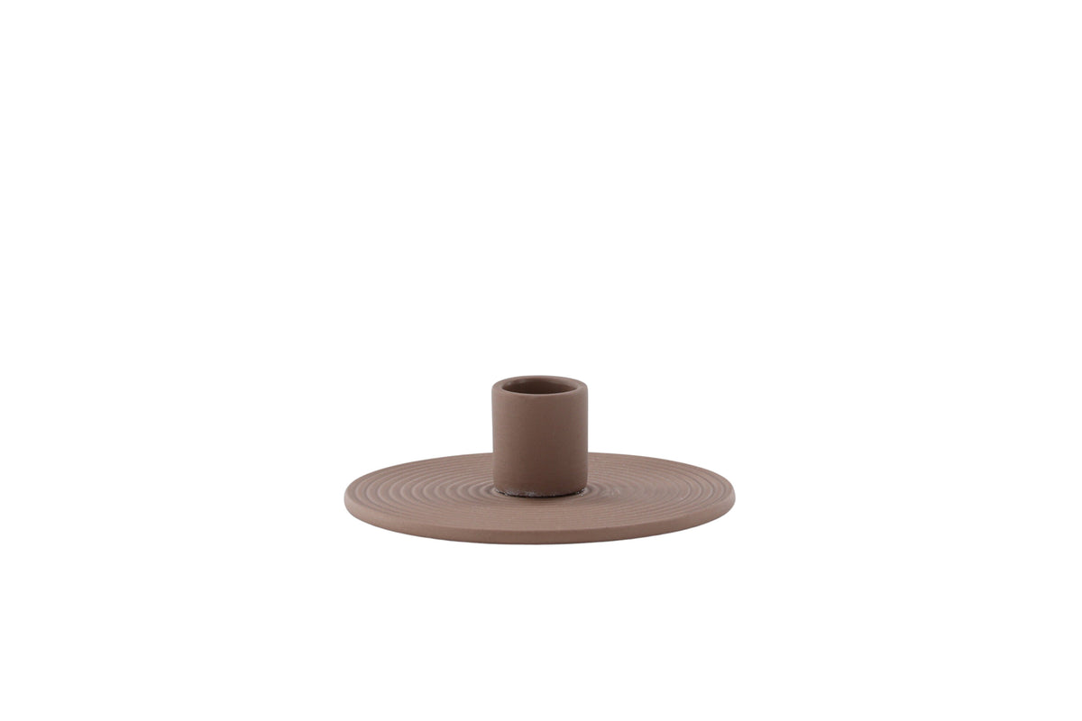 Dian ljusstake 12x4 cm brun