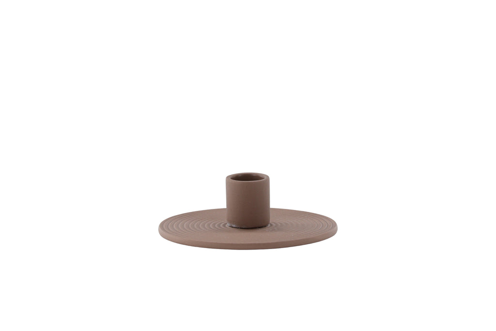 Dian ljusstake 12x4 cm brun