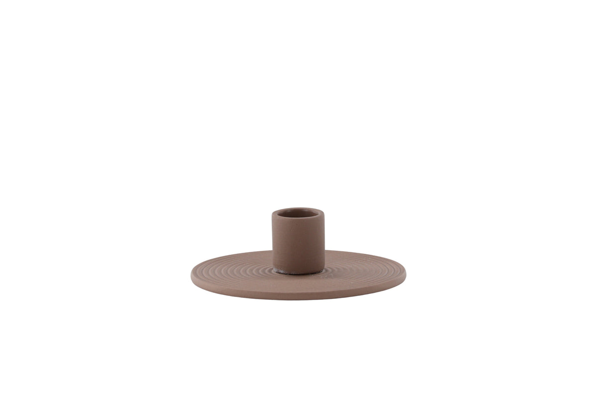 Dian ljusstake 12x4 cm brun