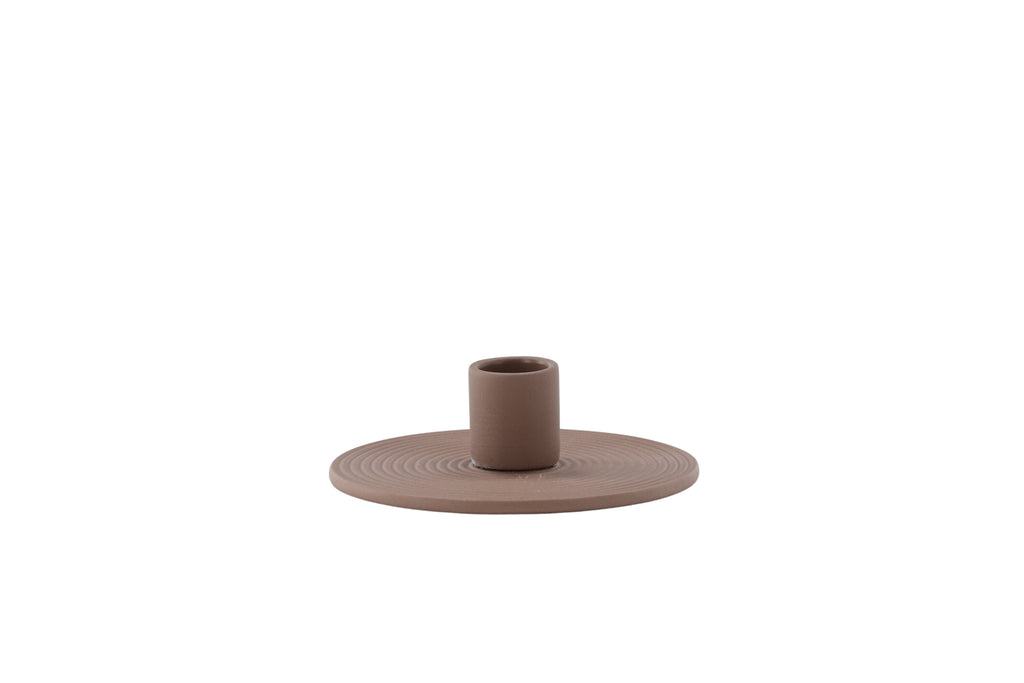Dian ljusstake 12x4 cm brun