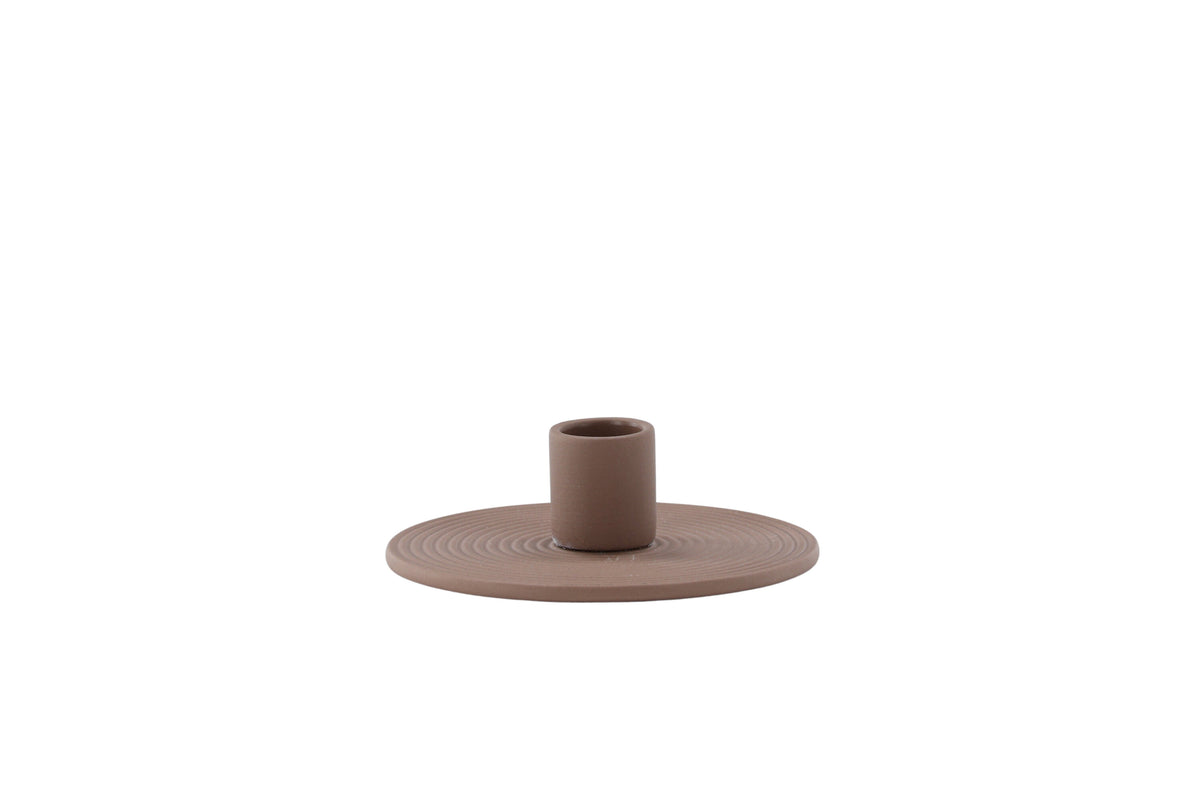 Dian ljusstake 12x4 cm brun