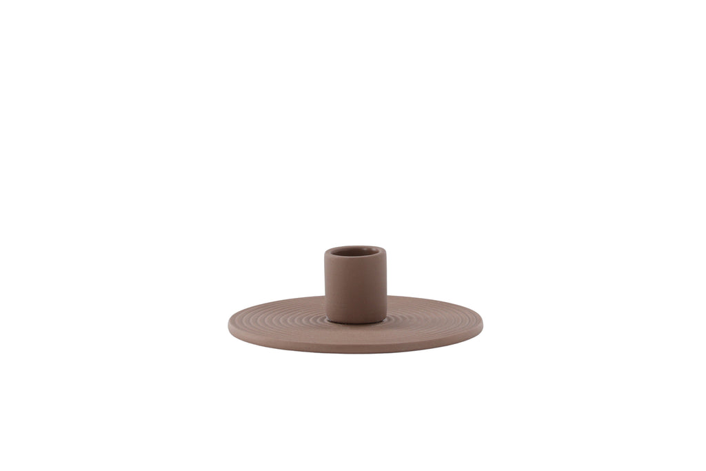 Dian ljusstake 12x4 cm brun