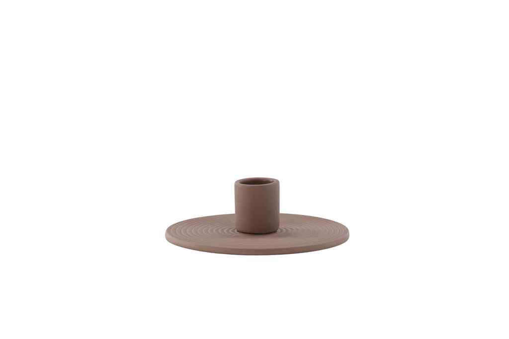 Dian ljusstake 12x4 cm brun
