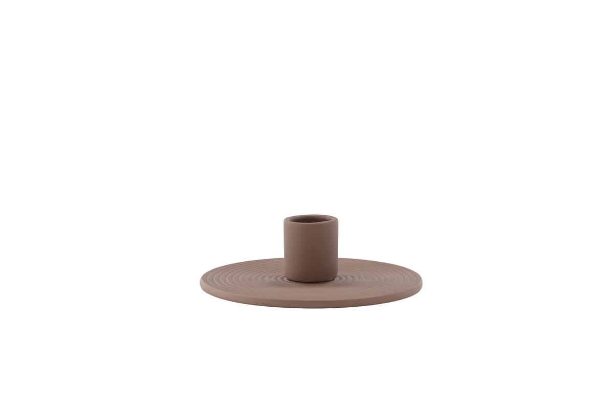 Dian ljusstake 12x4 cm brun