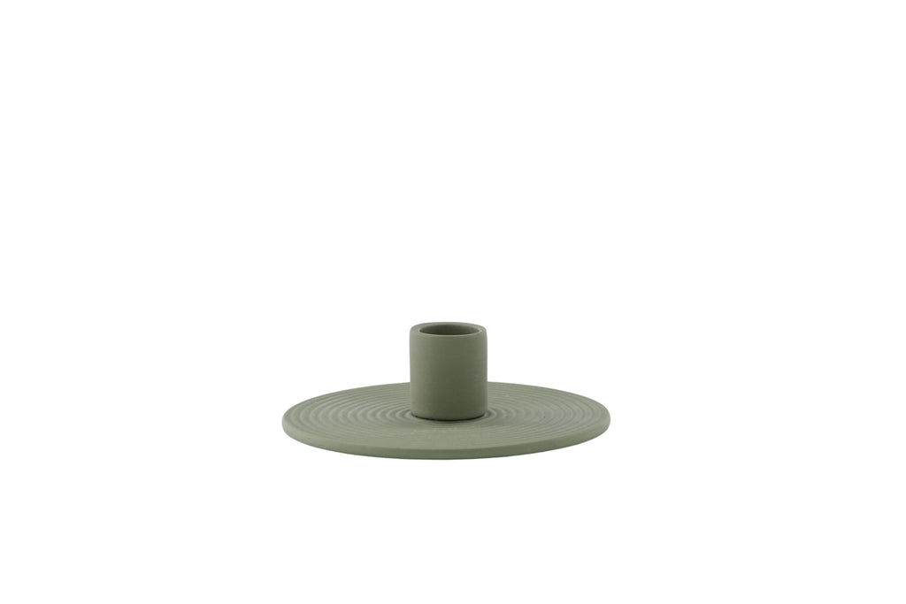 Dian ljusstake 12x4 cm olivgrön