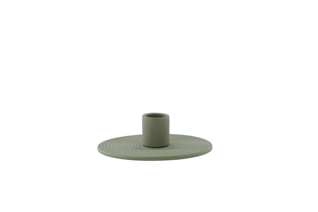 Dian ljusstake 12x4 cm olivgrön