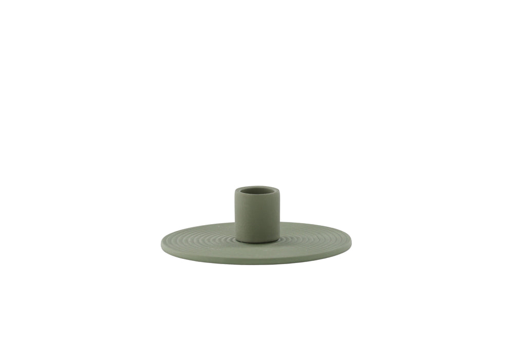 Dian ljusstake 12x4 cm olivgrön