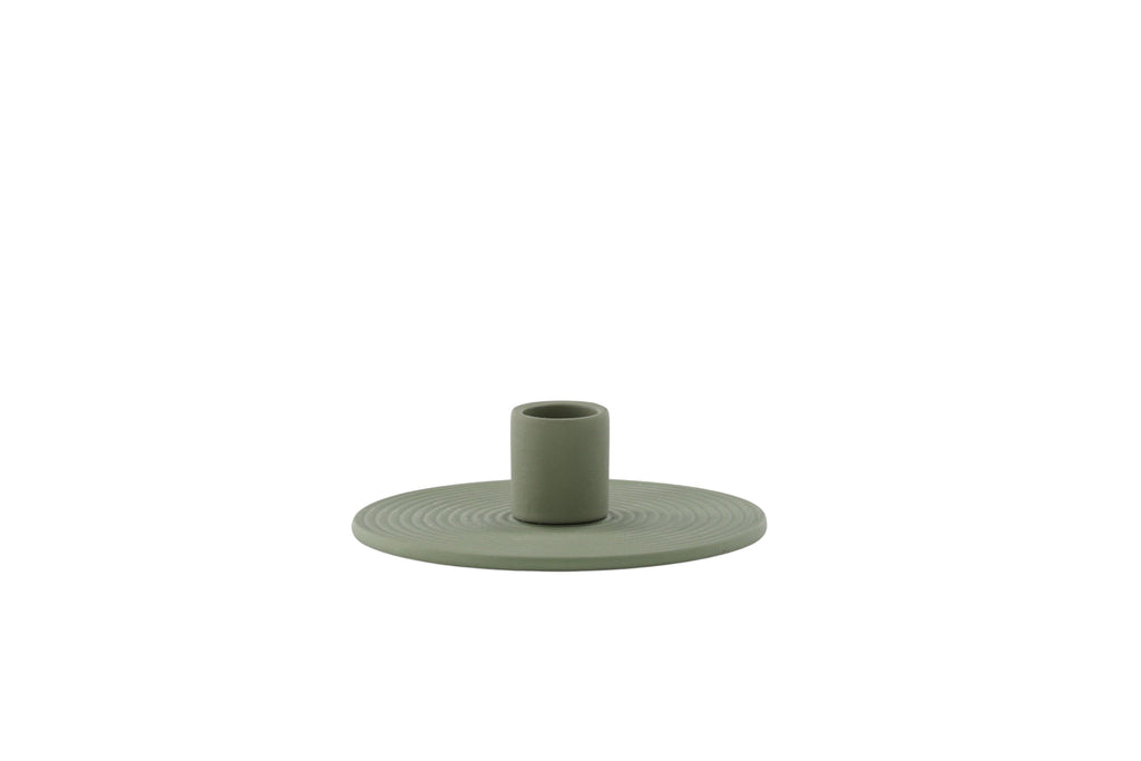 Dian ljusstake 12x4 cm olivgrön
