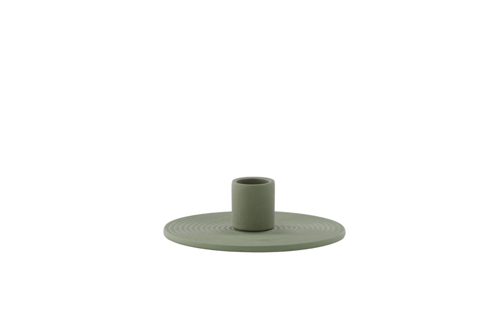 Dian ljusstake 12x4 cm olivgrön
