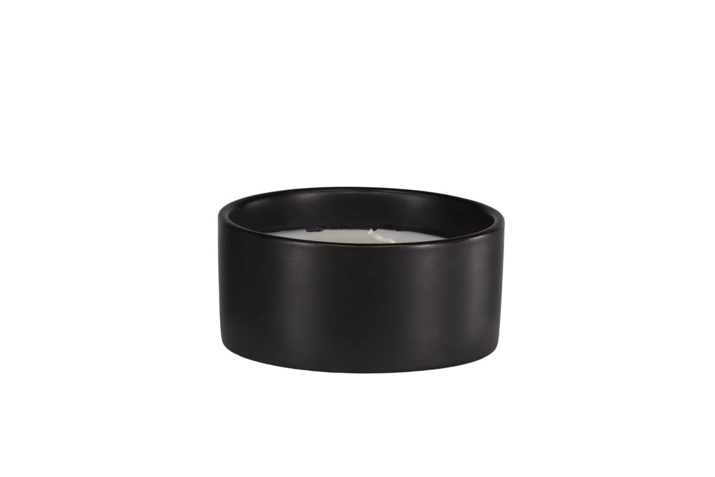 Douglas doftljus Ø13 cm höjd 6 cm svart keramik