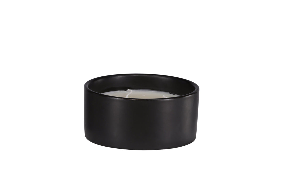 Douglas doftljus Ø13 cm höjd 6 cm svart keramik