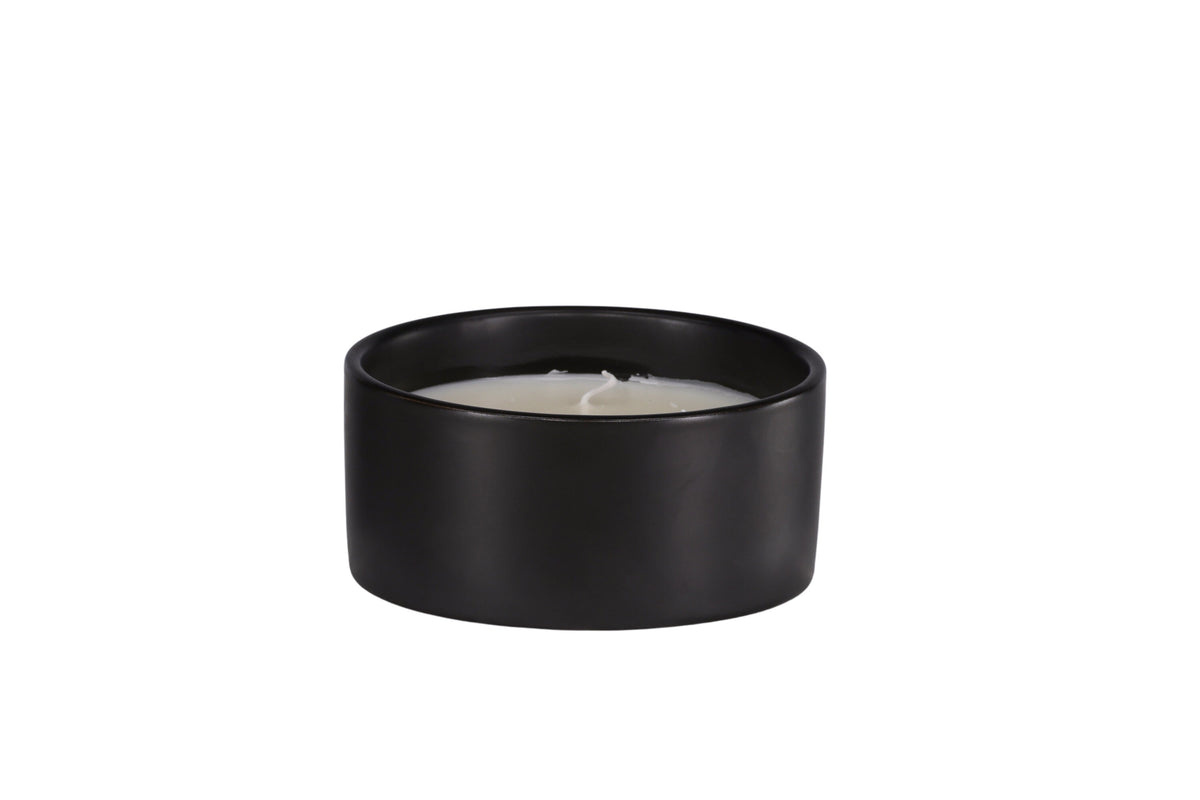 Douglas doftljus Ø13 cm höjd 6 cm svart keramik