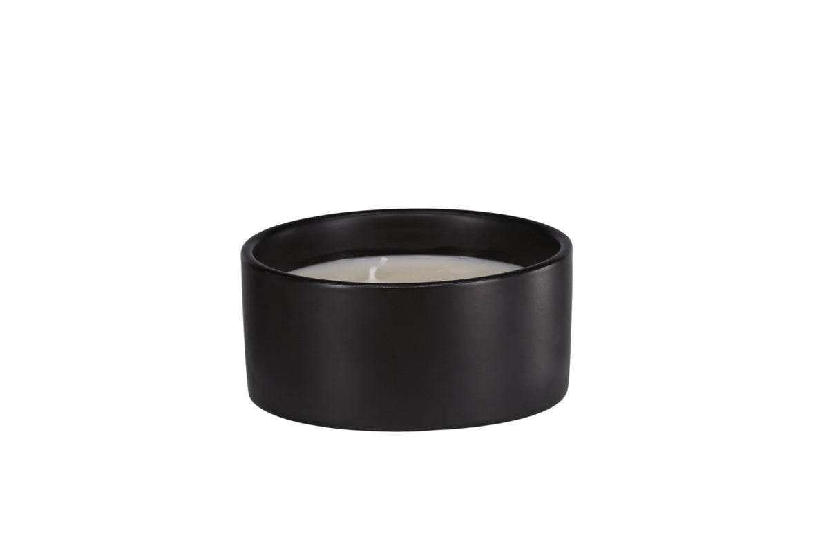 Douglas doftljus Ø13 cm höjd 6 cm svart keramik