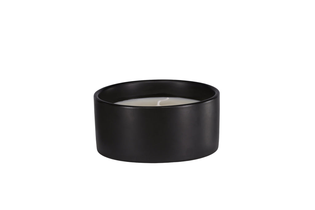 Douglas doftljus Ø13 cm höjd 6 cm svart keramik