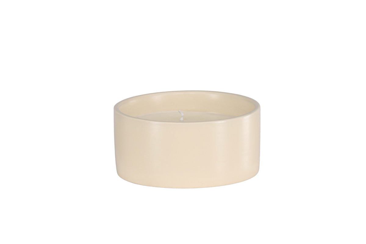 Douglas doftljus Ø13 cm höjd 6 cm krämvit keramik