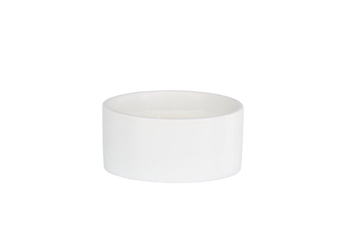 Douglas doftljus Ø13 cm höjd 6 cm benvit keramik