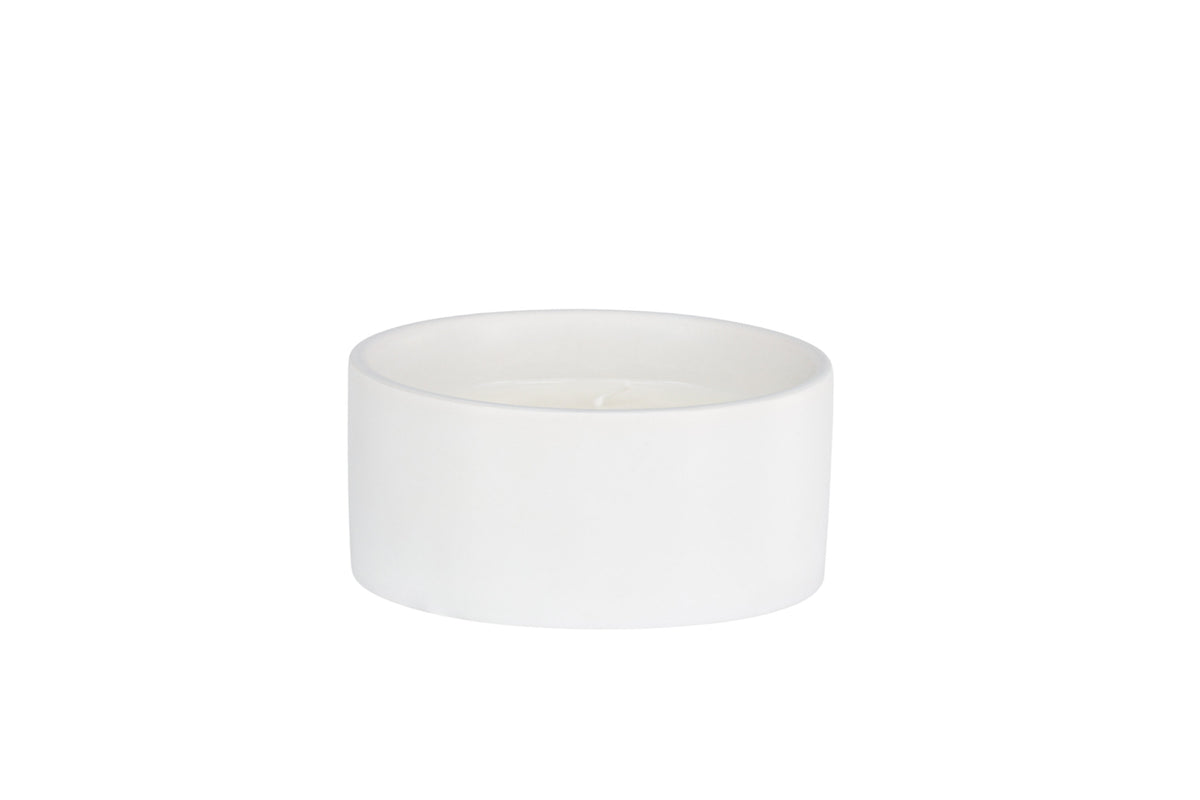 Douglas doftljus Ø13 cm höjd 6 cm benvit keramik