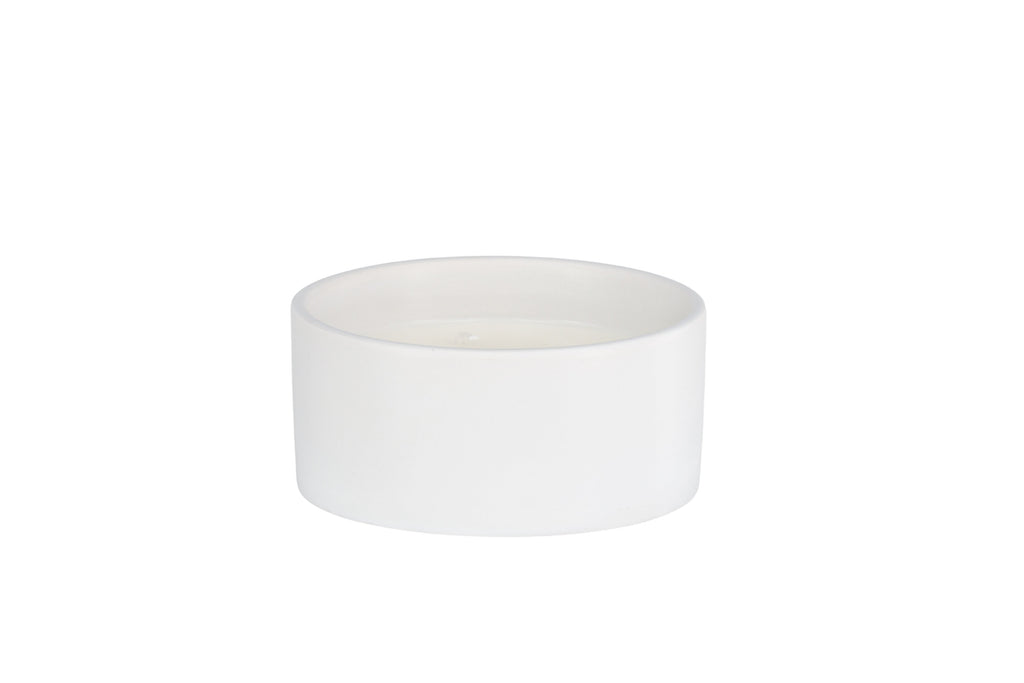 Douglas doftljus Ø13 cm höjd 6 cm benvit keramik