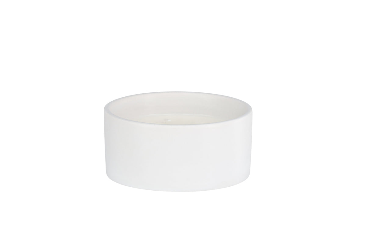 Douglas doftljus Ø13 cm höjd 6 cm benvit keramik