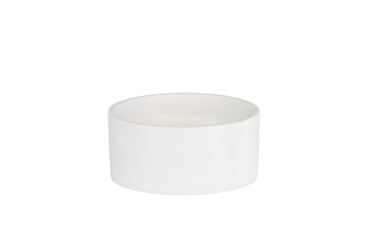 Douglas doftljus Ø13 cm höjd 6 cm benvit keramik