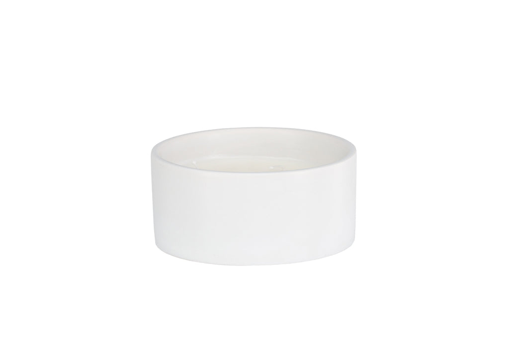 Douglas doftljus Ø13 cm höjd 6 cm benvit keramik
