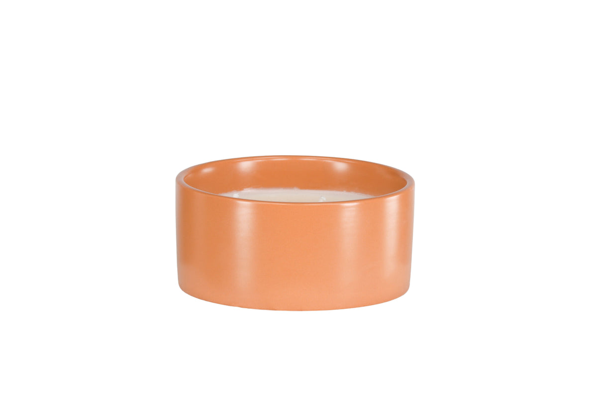 Douglas doftljus Ø13 cm höjd 6 cm rostbrun keramik