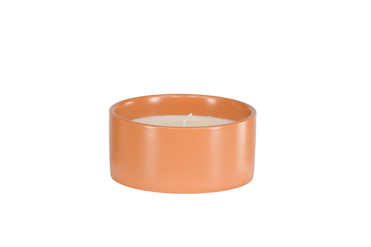 Douglas doftljus Ø13 cm höjd 6 cm rostbrun keramik