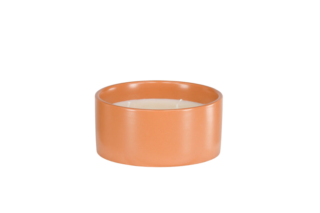 Douglas doftljus Ø13 cm höjd 6 cm rostbrun keramik