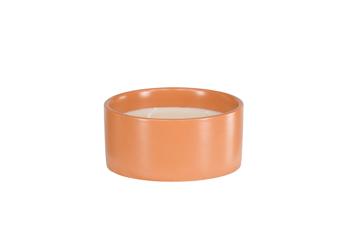 Douglas doftljus Ø13 cm höjd 6 cm rostbrun keramik