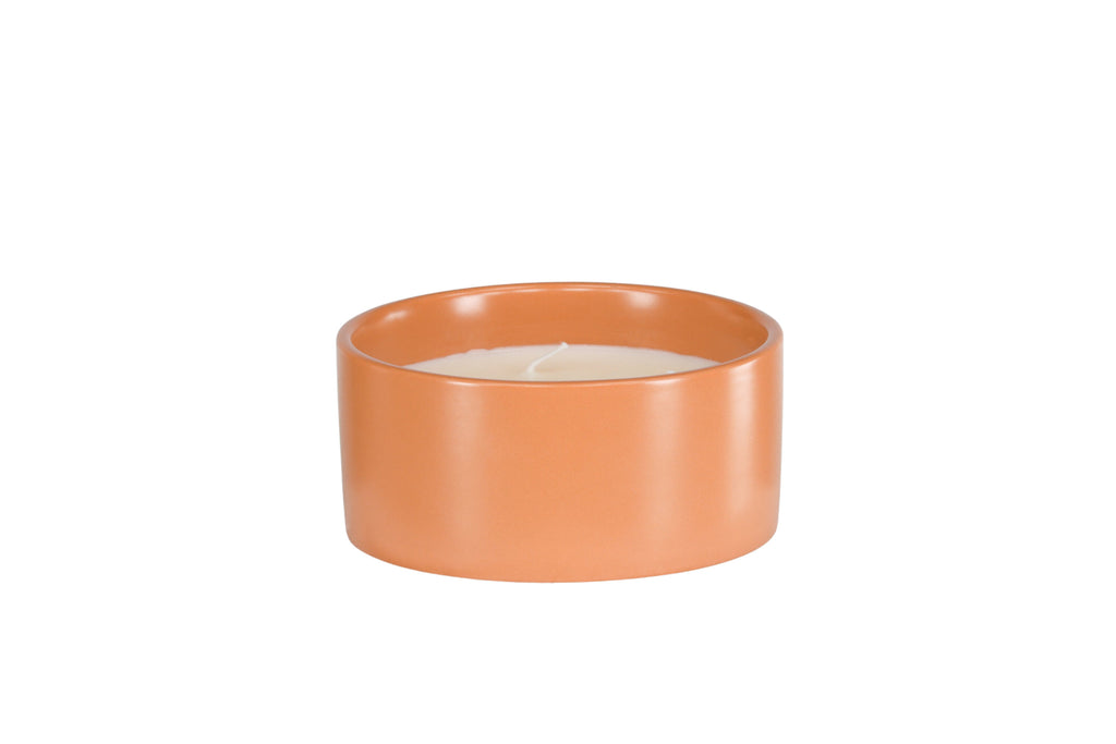 Douglas doftljus Ø13 cm höjd 6 cm rostbrun keramik