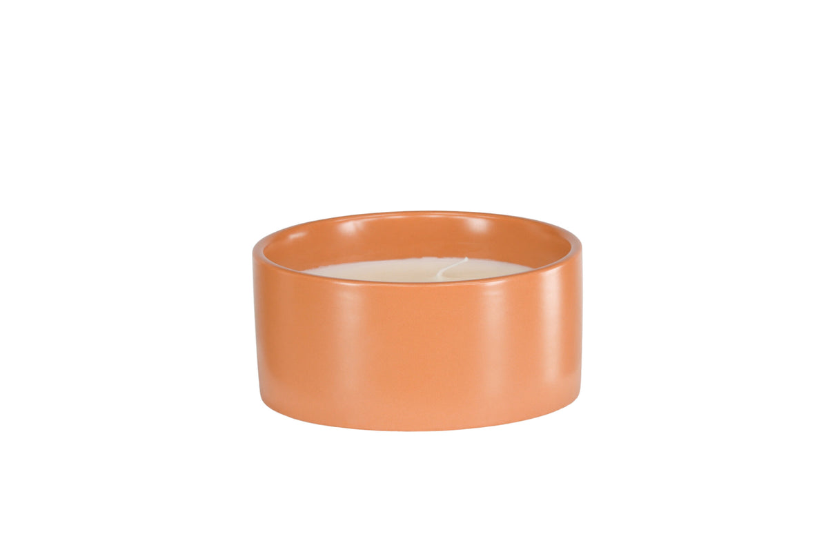 Douglas doftljus Ø13 cm höjd 6 cm rostbrun keramik