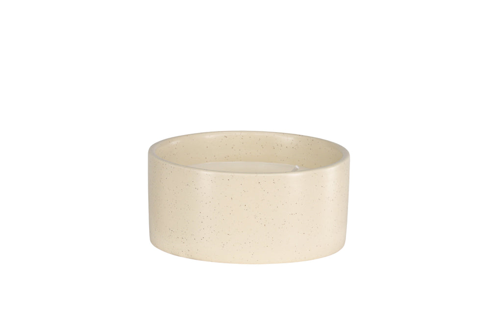 Douglas doftljus Ø13x6 cm beige med svarta prickar