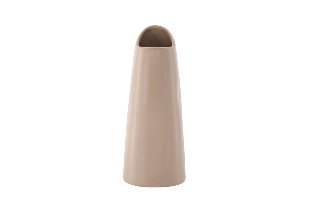 Ernst vas 12x9x23 cm ljusrosa stengods