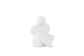 Floda skulptur 11x9x14 cm vit stengods
