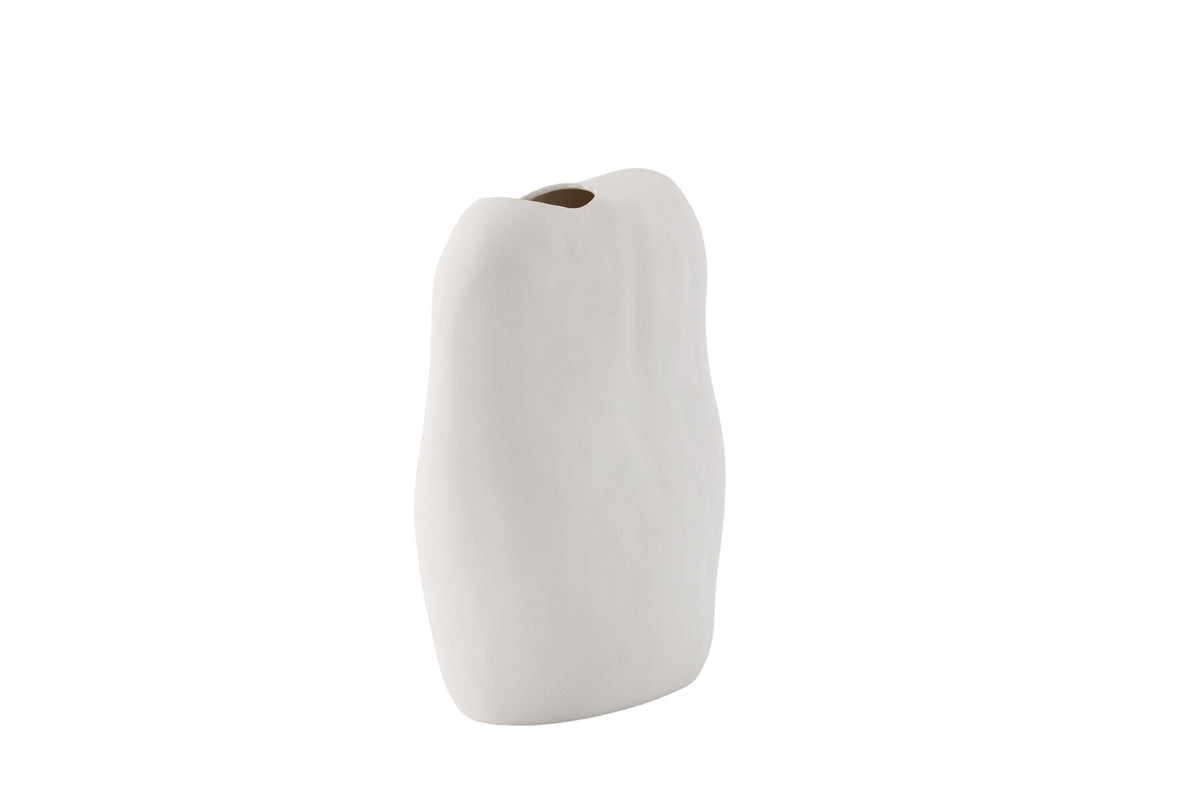 Romie vas 24x14x28 cm benvitt stengods