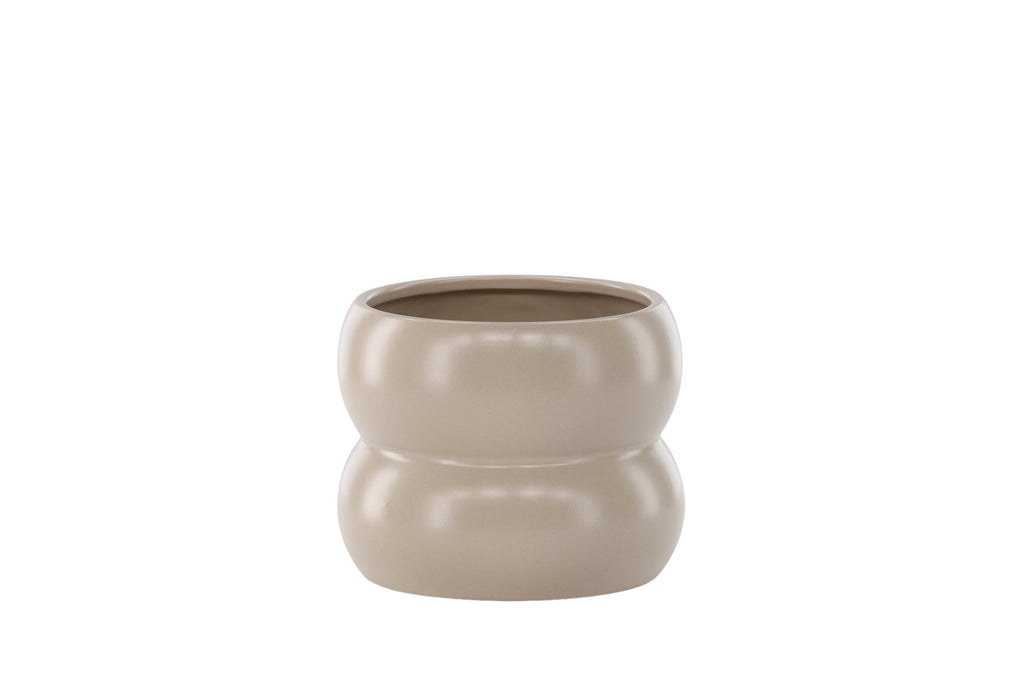 Dapne kruka 16x16x13 cm matt beige
