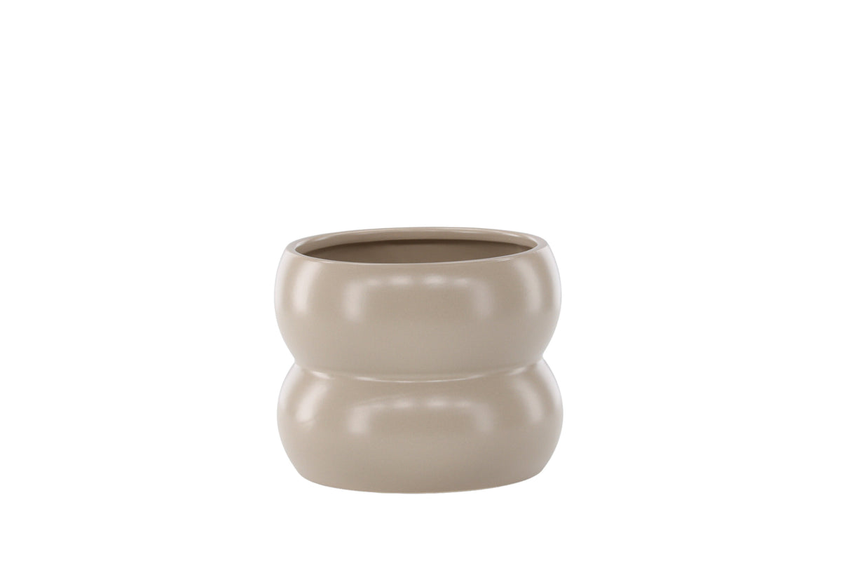 Dapne kruka 16x16x13 cm matt beige