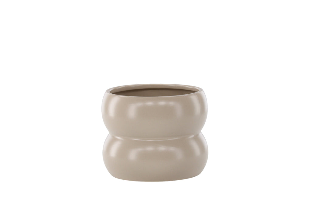 Dapne kruka 16x16x13 cm matt beige