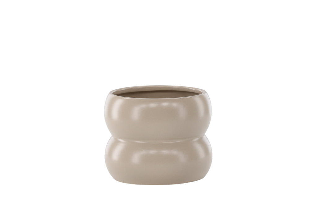 Dapne kruka 16x16x13 cm matt beige
