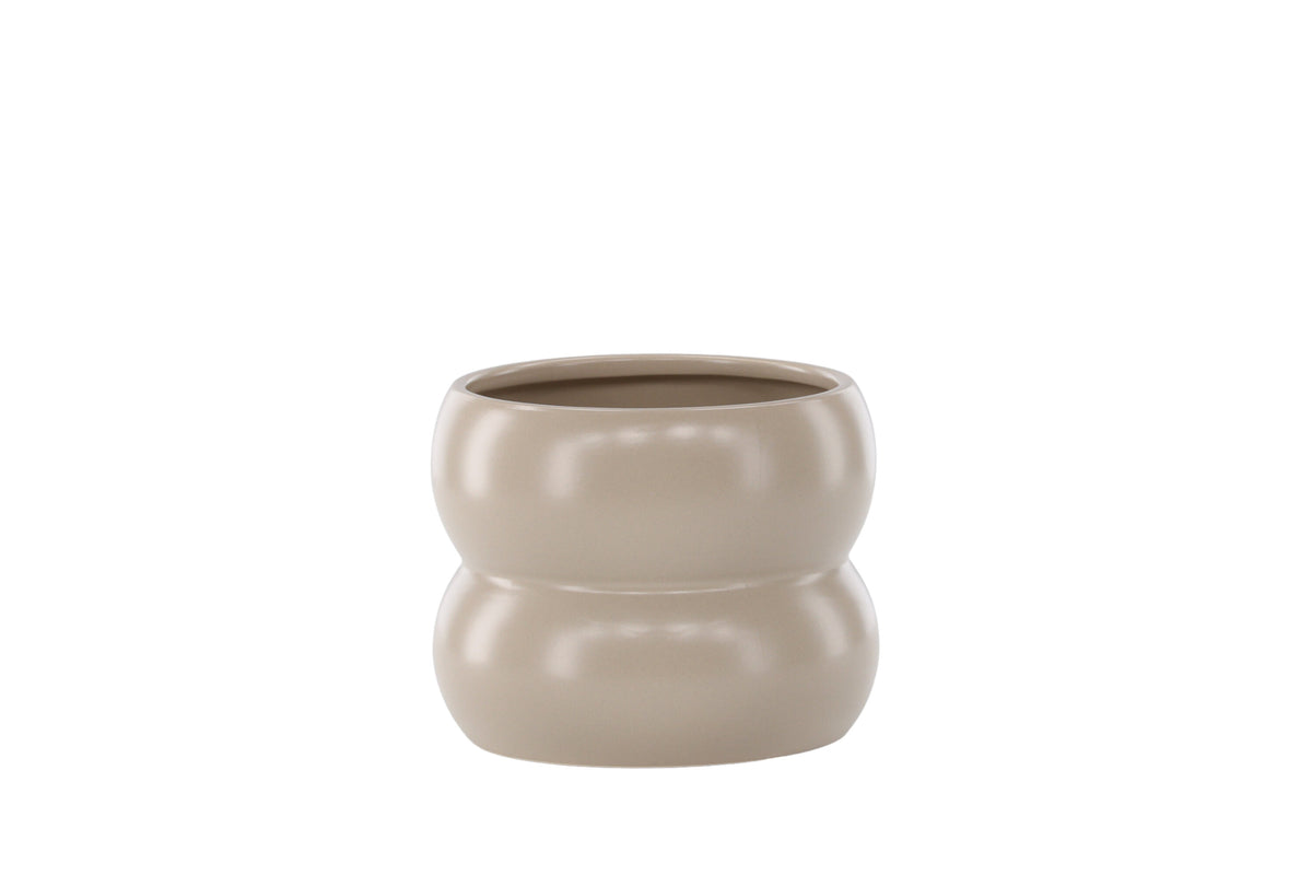 Dapne kruka 16x16x13 cm matt beige